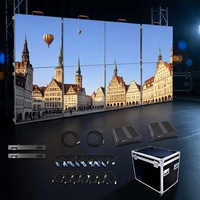Location de mur vidéo LED extérieur, écran LED avec panneau en aluminium moulé sous pression, raccordement sans joint pour églises, concerts, salons professionnels
