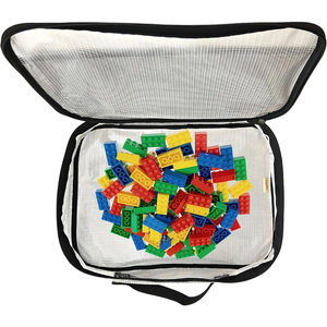 Toptan çok renkli seçenekler oyuncak depolama organizatör çocuklar için saklama torbaları ile oyuncak fermuar - Product Image 5