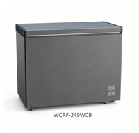 Réfrigérateur compact portable à porte unique, sans givre, à température unique, économe en énergie, en acier inoxydable, avec température réglable