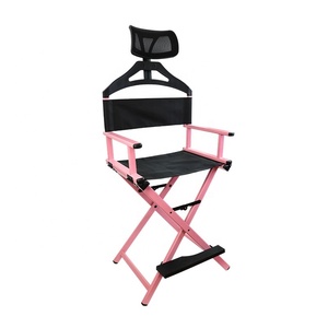Aluminum Alloy <b>Makeup</b> Chair Backrest and <b>Makeup</b> <b>Box</b> Matching Folding Chair Leisure Portable Chair - Product Image 4