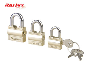 Candado de Latón con Cuerpo Sólido y Apertura Lateral en Forma de Tambor, Marca Rarlux - Product Image 4