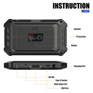 Mới đến obdstar MS50 phiên bản tiêu chuẩn máy quét xe máy xe Máy chẩn đoán Lập trình chính ECU remap công cụ 2 cập nhật miễn phí - Product Image 3