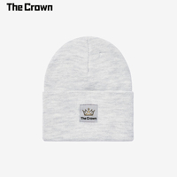 Gorro de punto con logotipo personalizado, cuadrado, al por mayor, gris jaspeado, con dobladillo, ajuste regular, gorro de invierno, fabricante