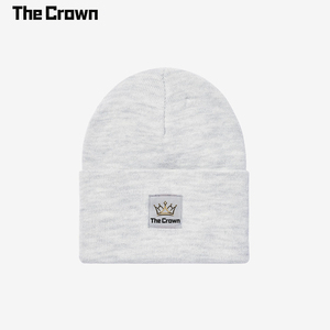 Gorro de punto con logotipo personalizado, cuadrado, al por mayor, gris jaspeado, con dobladillo, ajuste regular, gorro de invierno, fabricante - Product Image 1