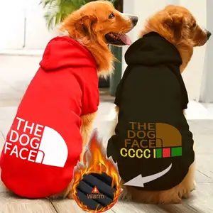 Winter Dog Jacket Wholesale Large Pet Hoodies Xs-9xl Custom Luxury Solid Pattern for Spring Summer Made of Fleece and Polyester