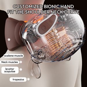 Portable Finger Neck & Shoulder Massager With Hot Compress Deep Kneading for Relaxation ES-827 Portable Finger Neck & S - Product Image 3