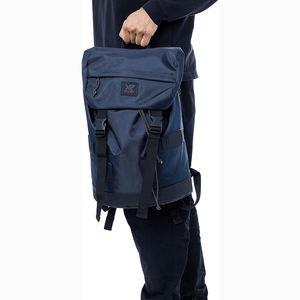 Free sampleElegant Customized Logo Roll-Top <b>Backpack</b> with Waterproof, Eco-Friendly RPET <b>Recycled</b> Polyester for Travel - Product Image 6