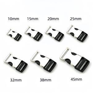 Grillete rápido de aleación de Zinc semiplástico 4892, hebilla de cinturón de cuchillo oculto de 32mm, Collar de perro de hierro para hombres, hebilla dorada, monedero con hebilla de lazo - Product Image 2