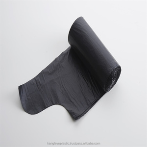 recyclable Vietnam factory 13gallon Black Trash HDPE LDPE Biodegradable Roll Manufacturers Garbage Bags For <b>kitchen</b> - Product Image 3