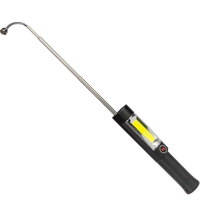 Mini lampe torche LED à intensité variable, alimentée par courant continu, 550LM, indice de protection IP20, portable pour atelier et utilisation en extérieur