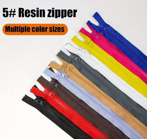 #5 Fermetures <span class=keywords><strong>éclair</strong></span> en plastique résine multicolore verrouillage automatique <span class=keywords><strong>fermeture</strong></span> <span class=keywords><strong>éclair</strong></span> bords grandes dents <span class=keywords><strong>fermeture</strong></span> <span class=keywords><strong>éclair</strong></span> veste veste vêtements accessoires - Product Image 3
