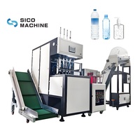 Máquina Sopladora de Botellas Semiautomática de Alta Productividad con PLC Delta y Cargador Automático, para PET de 50-1500 ml, 4 Cavidades