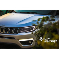 OFFRE SPÉCIALE haute qualité mise à niveau à LED DRL LED DANS LES VIRAGES projecteur phare pour Jeep Compass lampe Frontale head light 2017-2020