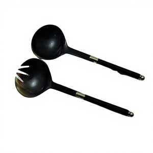 Cuillère et fourchette en corne naturelle pour la décoration de table de Noël, mariages et événements – Nouveauté pour la maison, l'hôtel et la restauration - Product Image 1