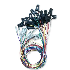 BESDATA düşük fiyat Neurofeedback 1.5m EEG iletken kabloları elektrik kablosu türleri elektrot kulak klipsi kablosu