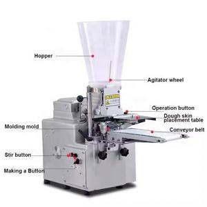 Machine à boulettes frites semi-automatique de table de petite taille Machine à fabriquer des boulettes Machine à fabriquer des autocollants de pot frits - Product Image 5