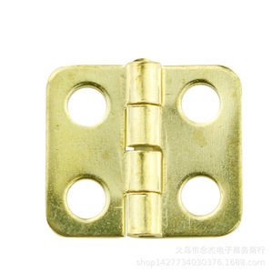Bisagra amarilla de hierro G78 de 12x13.6mm para muebles, herrajes de embalaje para cajas de madera - Product Image 5