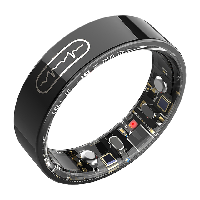 TK60 ECG Smart Ring 2026 New AI Health Tracker with Heart Rate Blood Pressure Sleep Monitor IP68 Waterproof Rings for Men Women