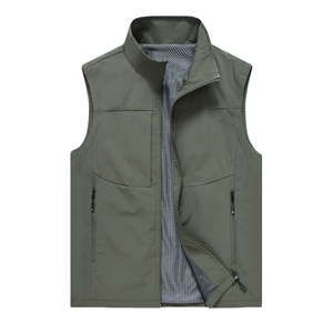 Chaleco de carga con múltiples bolsillos para hombre, chaleco de pesca al aire libre de verano, escalada, senderismo, fotografía, chaleco de Camping - Product Image 1