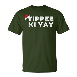 Camiseta navideña Yippee Ki Yay, diseño divertido para las fiestas, ropa navideña - Product Image 2