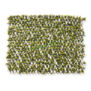 Sauce de jardín Artificial, <span class=keywords><strong>valla</strong></span> de enrejado extensible con hojas, precio bajo - Product Image 3