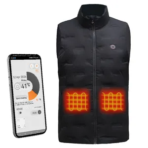 Vibration Massager Suit Arctic Fleece Controller Unisex Warming Camouflage 11 Heatimg Arears Heated Vest With Battery Pack
