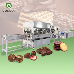 Chokolat Sugar Enrobe Cake Chocolate Enrobe Coating Enrober Machinss <b>Machine</b> with Cooling T - Product Image 1