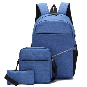 BSCI Factory OEM ODM Custom Logo Fashion Waterproof Nylon <b>Back</b> <b>Pack</b> 3 Sets School Girls <b>Boys</b> Backpacks Students Laptop Bag - Product Image 1