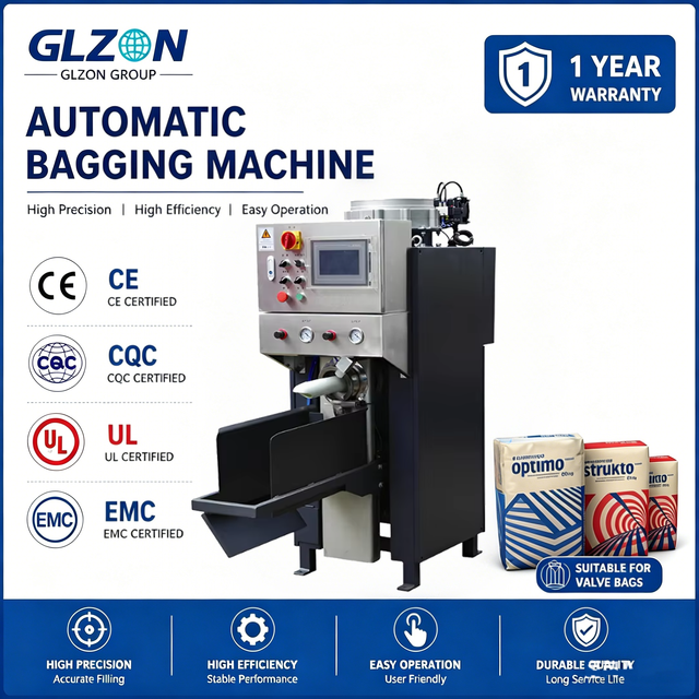 High-Speed Valve Bag Filling Machine for 25kg/50kg Bags | Precision Packer for Flour, Sugar, Salt, Cement & Industrial Powders