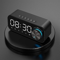 Haut-parleur intelligent pour la maison, moderne, sans fil, Bluetooth, avec fonction de bureau à distance, écran miroir, horloge et alarme