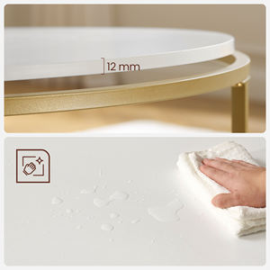 <span class=keywords><strong>VASAGLE</strong></span>-<span class=keywords><strong>Table</strong></span> de salon moderne en métal avec plateau en bois, <span class=keywords><strong>table</strong></span> <span class=keywords><strong>basse</strong></span> <span class=keywords><strong>ronde</strong></span> pour décoration de chambre - Product Image 5