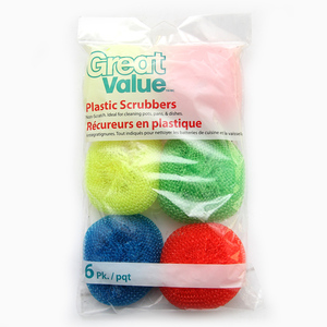 Đầy Màu sắc nhà bếp rửa nồi nhựa lưới cọ rửa miếng bọt biển Pad trong nhựa dây nhựa cọ rửa Pad - Product Image 6