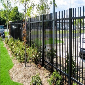 Nhúng nóng mạ kẽm nhiệm vụ nặng nề đúc sẵn bền hồ bơi hàng rào an toàn corten kim loại picket thép vườn biên giới hàng rào - Product Image 4