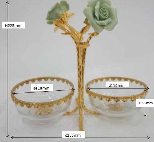 Style arabe Du Sucre et de la Crème Pot pour le Café En Plastique Bol À Bonbons avec Poignée