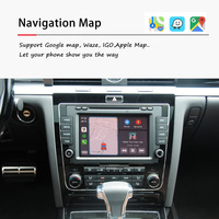Kit de mise à niveau radio d'origine Apple Wireless CarPlay Android Auto pour VW Passat Golf Tiguan RNS510 Phaeton 2009 2010 2011 2012 2013