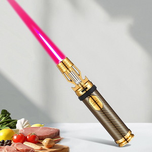 Accendino per pistola a spruzzo per birra a doppia faccia ad alta potenza di fuoco gonfiabile in metallo accendino per torcia a fiamma rossa - Product Image 6