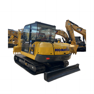 Mini-excavatrice Komatsu d'occasion de 5 tonnes PC56-7, Japon, excavatrice à chenilles hydraulique, moteur, boîte de vitesses, pompe testée et inspection vidéo, Shanghai - Product Image 6