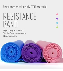 Venta al por mayor Mujeres y hombres Fitness Bands Set Long 2 M <span class=keywords><strong>Banda</strong></span> de resistencia Ejercicio Bandas elásticas para <span class=keywords><strong>fisioterapia</strong></span> - Product Image 3