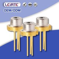 Diodo Láser Profesional QL65E53A 7mW 650nm CW To56 para Medición Láser, Apuntamiento, Escaneo Óptico de Códigos de Barras, Terapia Médica y de Belleza