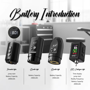 Macchinetta per Tatuaggi Wireless Professionale XNET 370 con Motore e Corsa Regolabile 2.0-4.2mm per Principianti e Artisti del Body Art - Product Image 3