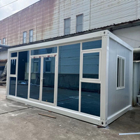 Maison conteneur détachable en verre anti-corrosion de qualité supérieure pour Airbnb aux Philippines, villa, glamping, cabane