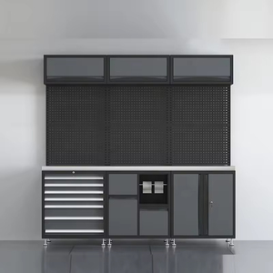 2026 Établi de travail combiné avec rangement d'outils, plan de travail, poste de travail et armoire de rangement - Product Image 4