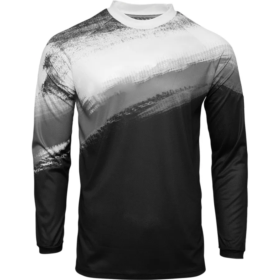 เสื้อเจอร์ซี่แขนยาวสำหรับผู้ชาย,เสื้อผ้าสำหรับขี่จักรยานเสือภูเขาดาวน์ฮิลเสื้อขี่จักรยานเสื้อยืด DH MX ปี2022