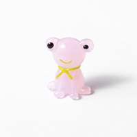 Handgefertigte Glas-Figuren von Frosch und Wal für Desktop-Heimdekoration Weihnachtsschmuck