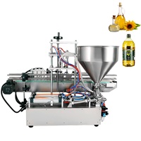 Petite mini machine de remplissage automatique d'eau liquide à une/deux/plusieurs têtes de bureau machine de remplissage de bouteilles vente d'usine