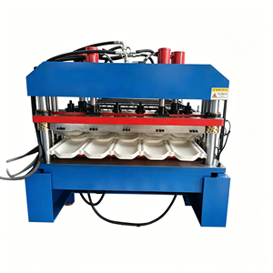 เครื่องขึ้นรูปลอนหลังคาโลหะเคลือบหินอัตโนมัติเต็มรูปแบบ พร้อมระบบ PLC และหน้าจอสัมผัส - Product Image 3