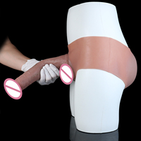 Funda de Pene Ultra Realista con Textura de Piel, Dildo Hueco para Usar, Funda de Alargamiento Masculino, Juguete Sexual para Parejas, Venta al por Mayor