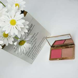 Pigments faciaux luxueux et durables, format voyage, poudre de <span class=keywords><strong>blush</strong></span> et d'illuminateur minérale, cosmétiques de haute qualité rares - Product Image 2