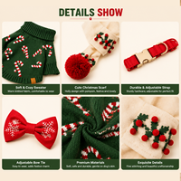 Coffret Cadeau Noël 2026 : Ensemble Collier et Quatre Articles pour Chiens – Conception Confortable pour l'Hiver – Idéal comme Cadeau pour Chiens