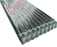 Tôle de Toiture en Acier Ondulé PPGI, Calibre 28, 1mm 2mm, pour Toiture Métallique, Bon Prix Usine